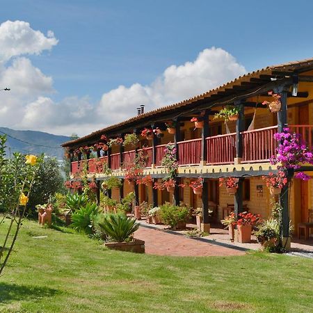 Hotel Spa Casa De Adobe Villa De Leyva Exteriör bild